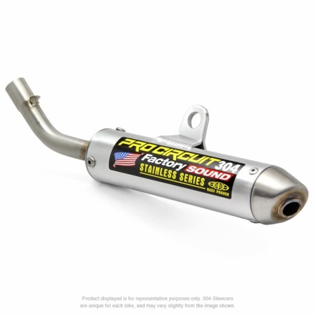 Silencioso Pro Circuit 304 KTM/Husqvarna: aluminio, tapa de acero inox
