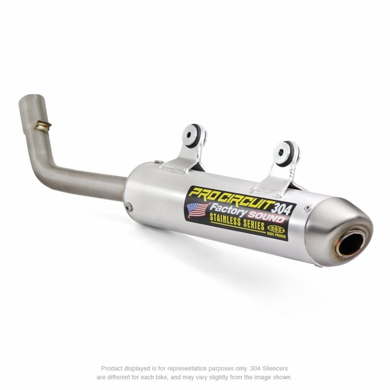 Silencioso Pro Circuit 304 KTM/Husqvarna: aluminio, tapa de acero inox