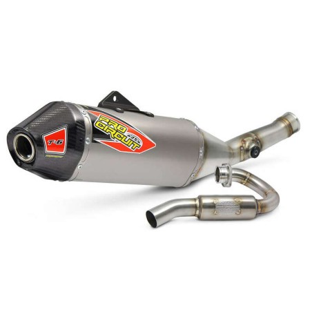 Linea completa escape Pro Circuit T-6 acero inox, KX450: Silencioso...