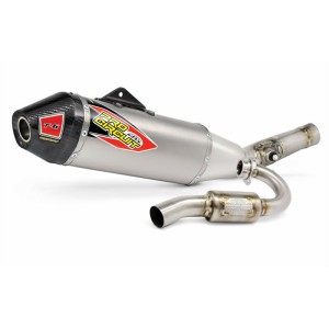 Linea completa escape Pro Circuit T-6 KTM SX-F250: acero inox, Sile...