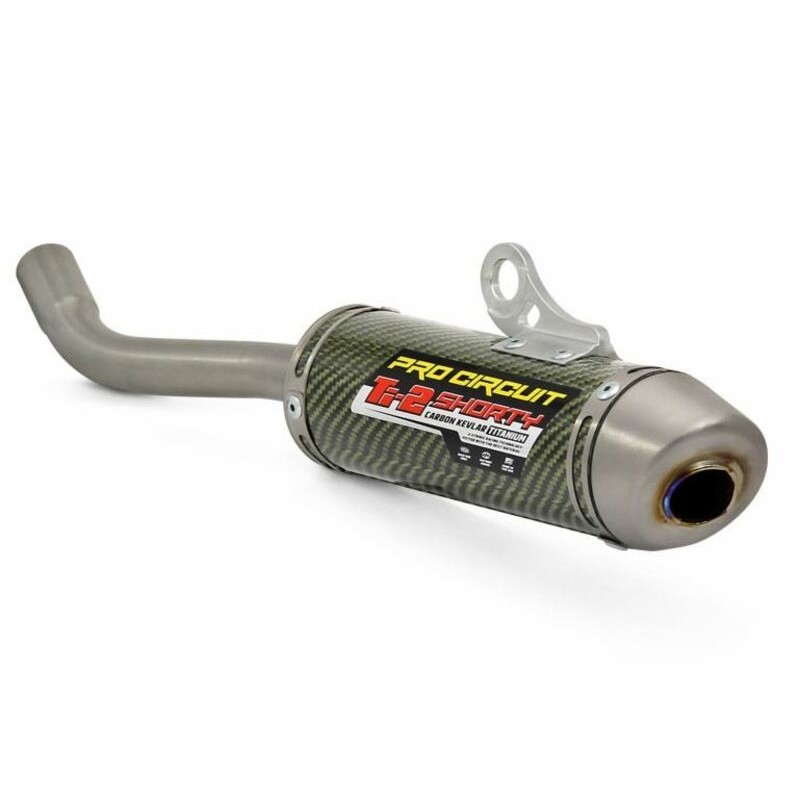 Silencioso Pro Circuit Ti-2 Shorty Yamaha YZ85: carbono, tapa de ti...