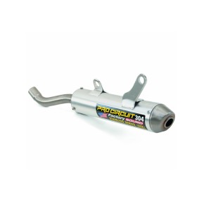 Silencioso Pro Circuit 304 Suzuki RM125: aluminio, tapa de acero inox