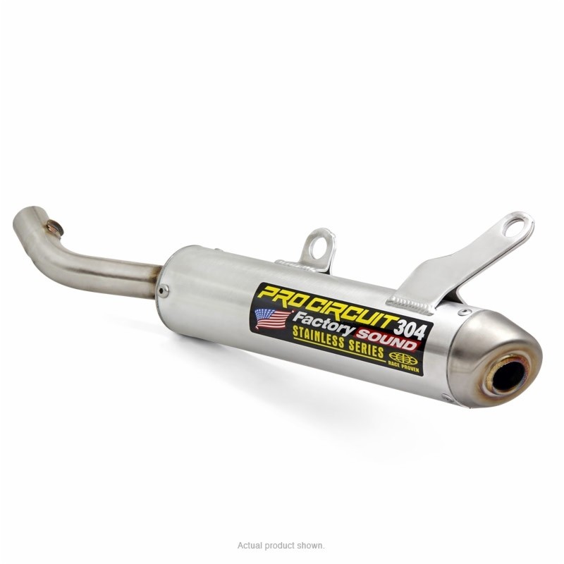 Silencioso Pro Circuit 304 Yamaha YZ250: aluminio, tapa de acero inox