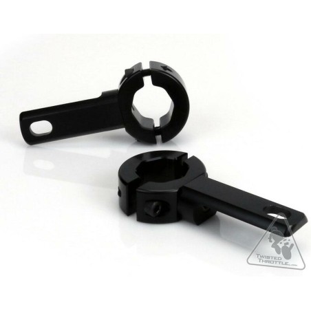 Soporte al chasis/defensas para luces Denali Ø21-29mm Color negro