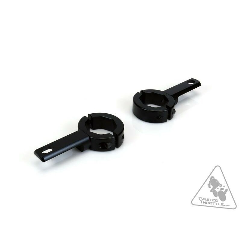 Soporte al chasis/defensas para luces Denali Ø32-38mm Color negro