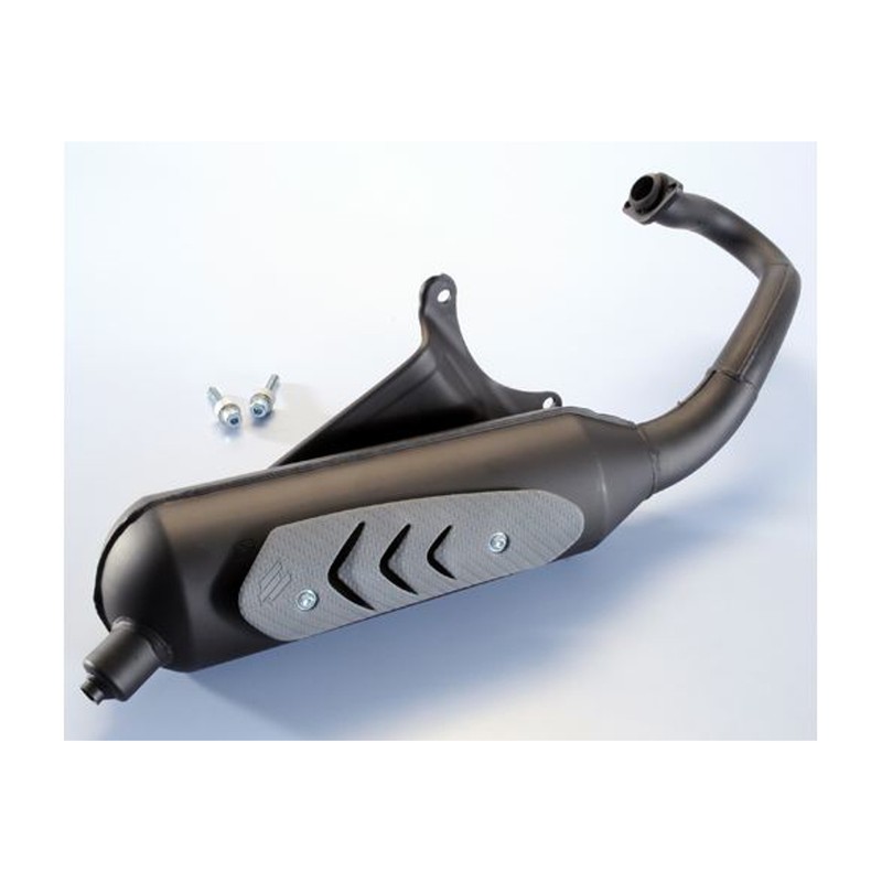 Escape Polini acero negro original homologado Typhoon 200.0310