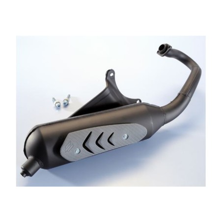 Escape Polini acero negro original homologado Typhoon 200.0310