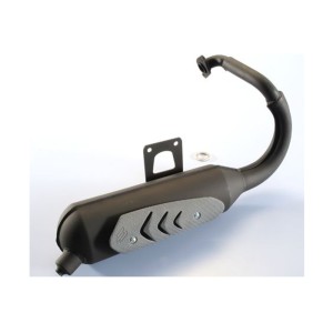 Escape Polini acero negro original homologado Trekker 200.0316