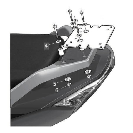 Fijaciones Top SHAD DAELIM S3/Q3 125i '10