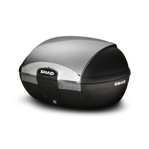 Tapa SHAD SH45 PLATA SHAD