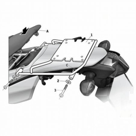 Fijaciones Top SHAD Honda CRF 250L '12