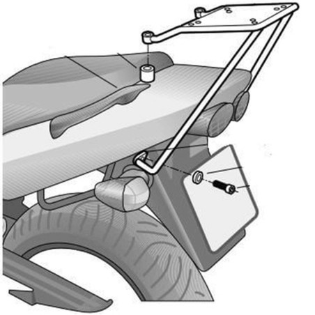 Fijaciones Top SHAD Kawasaki ZR7/7S'01