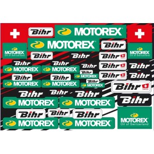 Set adhesivos BLACKBIRD Motorex & Bihr