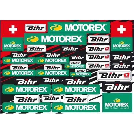 Set adhesivos BLACKBIRD Motorex & Bihr