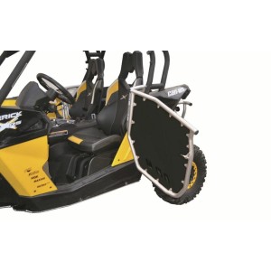 ART Aluminium SSV side panels set - Black Can-Am Maverick 1000