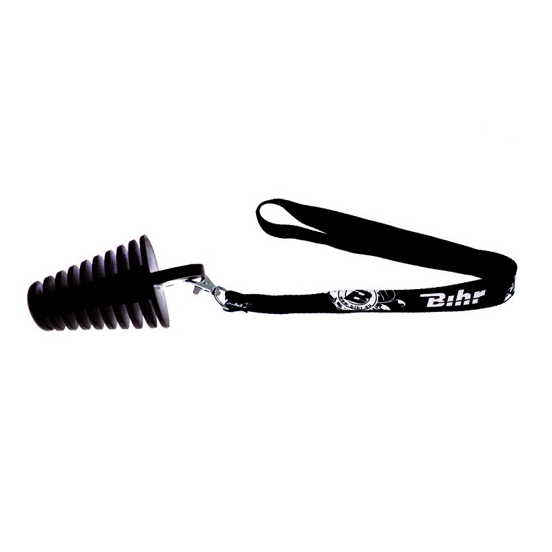Tapón escape BIHR 2 tiempos negro Ø14 à 37mm