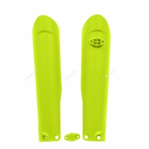 Protectores de horquilla RACETECH - amarillo fluorescente