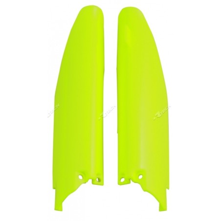 Protectores de horquilla RACETECH - amarillo fluorescente