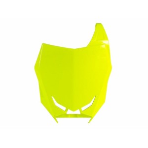 Portanúmeros delantero RACETECH Amarillo Neón Suzuki RM-Z450