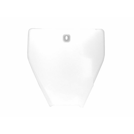 Portanúmeros delantero RACETECH Blanco Husqvarna TC85