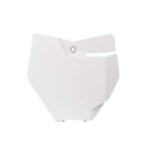 Portanúmeros delantero RACETECH Blanco KTM