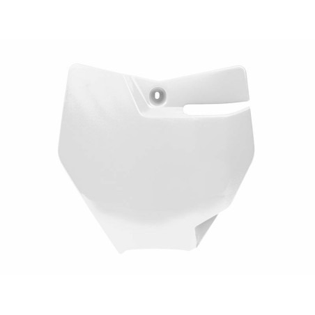 Portanúmeros delantero RACETECH Blanco KTM SX85
