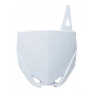 Portanúmeros delantero RACETECH Blanco Yamaha YZ85