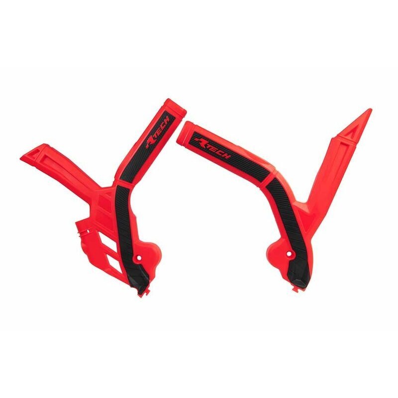 Protector de Chasis Bi-Material RACETECH Rojo / Negro