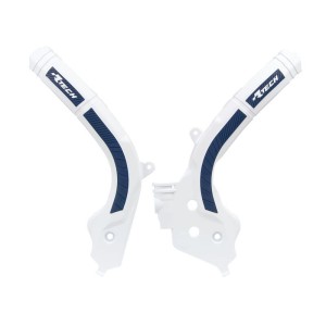 Protector de Chasis Bi-Material RACETECH Blanco / Azul