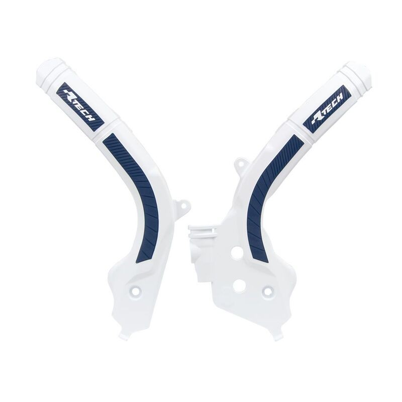Protector de Chasis Bi-Material RACETECH Blanco / Azul