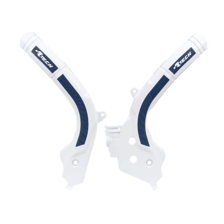 Protector de Chasis Bi-Material RACETECH Blanco / Azul