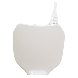 Portanúmeros delantero RACETECH Blanco Yamaha