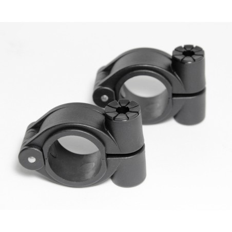 Kit fijación MRA HK Ø28/32mm negro