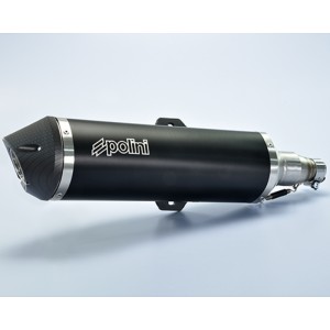 POLINI Muffler - Black Aluminium Piaggio