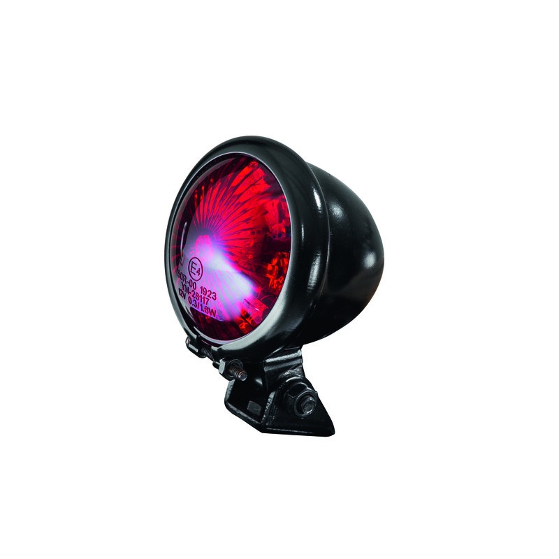 Piloto trasero LED homologado rojo BIHR EGG negro