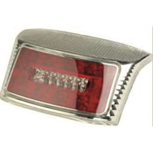 Piloto trasero V PARTS LED tipo R8 cromado MBK/Yamaha