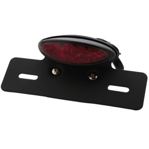 Piloto + soporte de matricula negro universal V PARTS