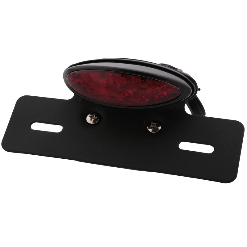 Piloto + soporte de matricula negro universal V PARTS