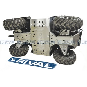 RIVAL Complete skid plate kit - Aluminium CF Moto CForce 800/820
