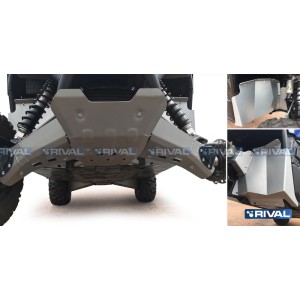 RIVAL Complete skid plate kit - Aluminium Yamaha Wolverine 700