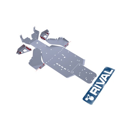 RIVAL Complete skid plate - Aluminium 4mm Can-Am Commander