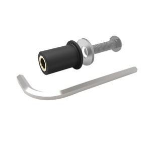 Juego de tornillos para cúpula OXFORD plata - 8 unidades