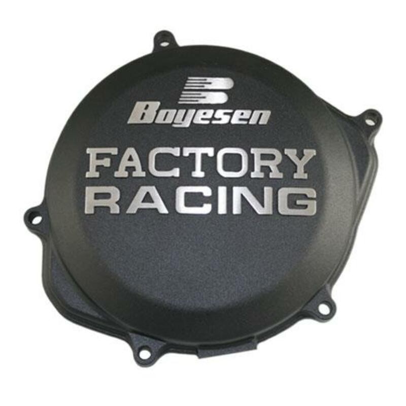 Tapa de embrague BOYESEN Factory Racing Negra Honda CR250R / 500R