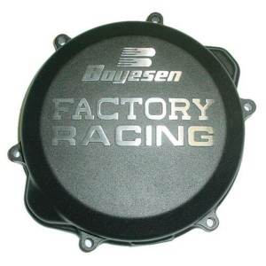 Tapa de embrague BOYESEN Factory Racing Negra Honda CRF450X