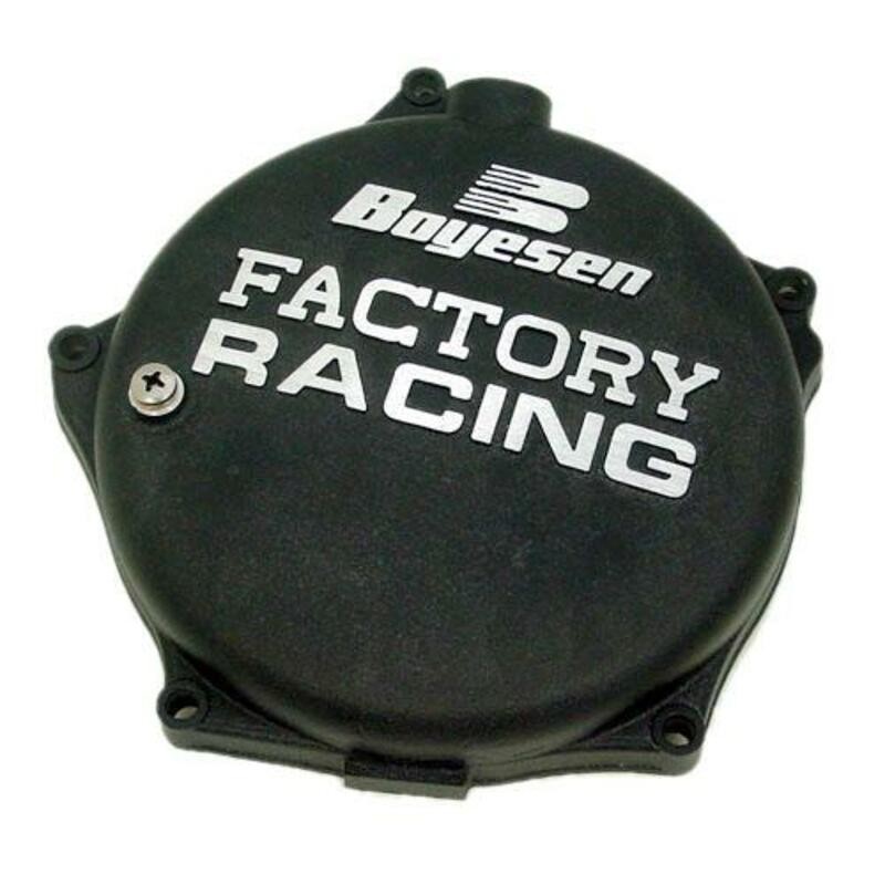 Tapa de embrague BOYESEN Factory Racing Negra Kawasaki KX250F