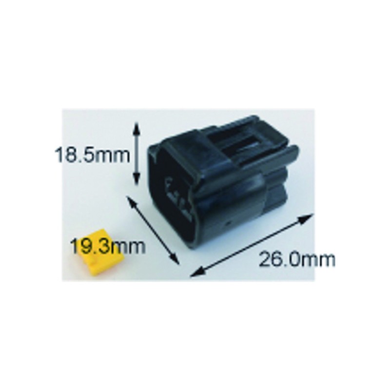 Bolsa de 10 conectores hembra hermético TOURMAX tipo 090 (FRW)