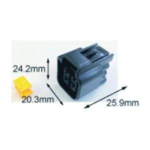 Bolsa de 5 conectores hembra hermético TOURMAX tipo 090 (FRW)