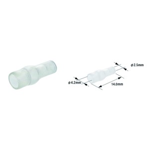 Bolsa de 100 Manguitos aislante para terminales de cable macho ETP-...