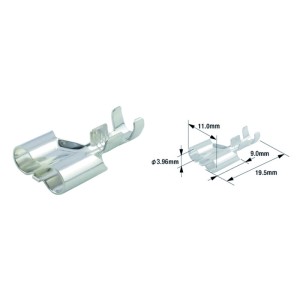Terminal de cable doble hembra universal redonda TOURMAX