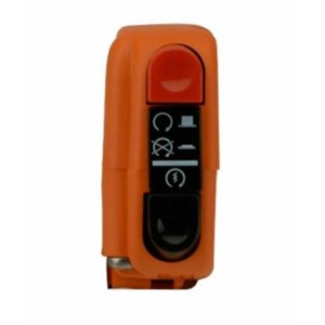 Botón on/off con arranque 9A Domino naranja 0406AB.9A